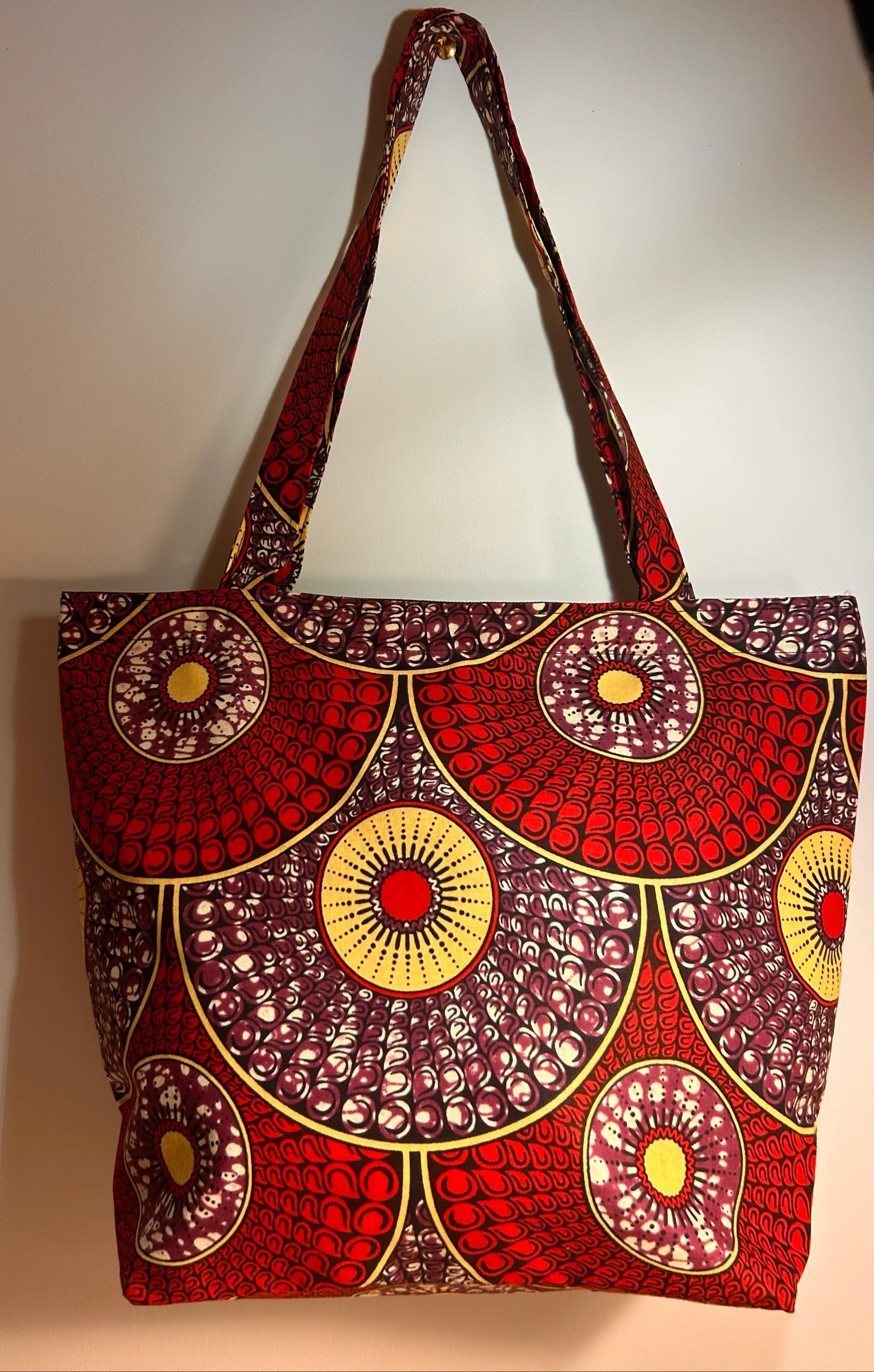Sac cabas en wax - pièce unique